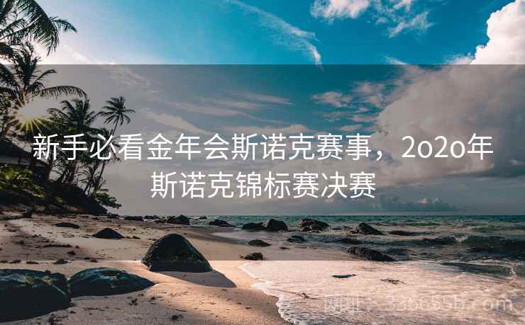 新手必看金年会斯诺克赛事，2o2o年斯诺克锦标赛决赛