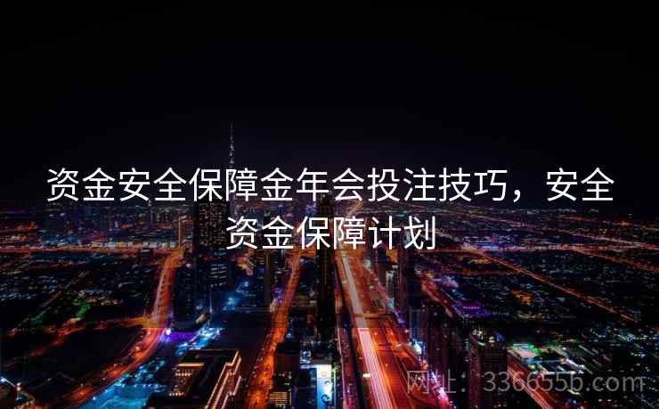 资金安全保障金年会投注技巧，安全资金保障计划
