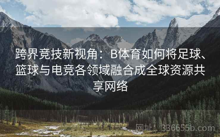 跨界竞技新视角：B体育如何将足球、篮球与电竞各领域融合成全球资源共享网络