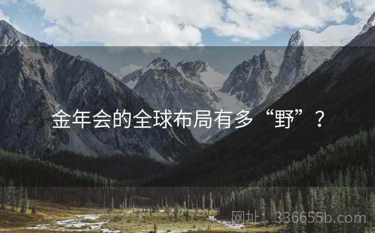 金年会的全球布局有多“野”？