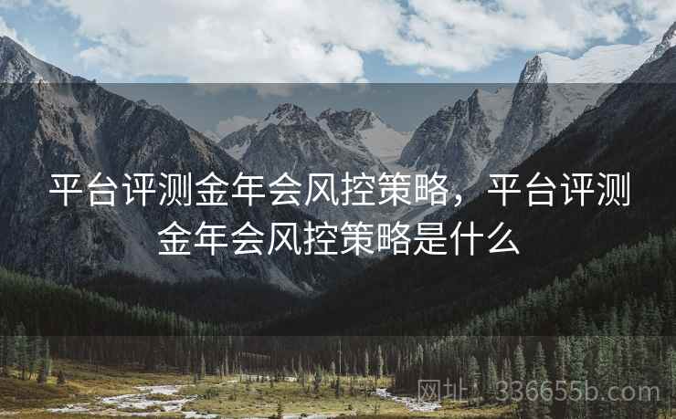 平台评测金年会风控策略，平台评测金年会风控策略是什么