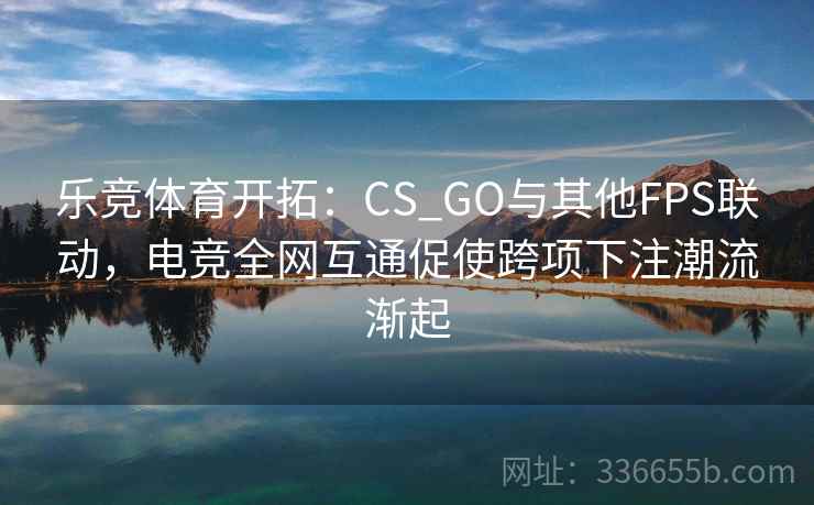 乐竞体育开拓：CS_GO与其他FPS联动，电竞全网互通促使跨项下注潮流渐起